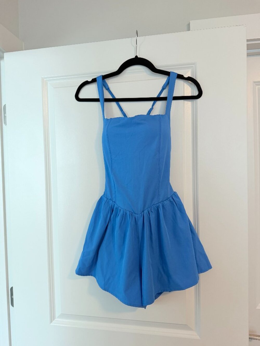 Blue Athleisure Romper